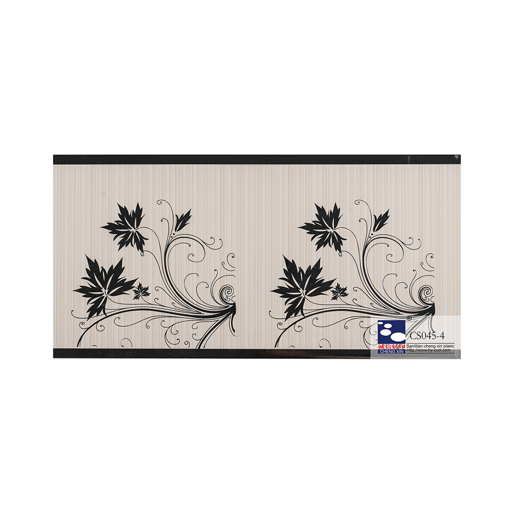 Välgjord modern stil träkorn varmstansningsfolie för PVC-takpanel CS045