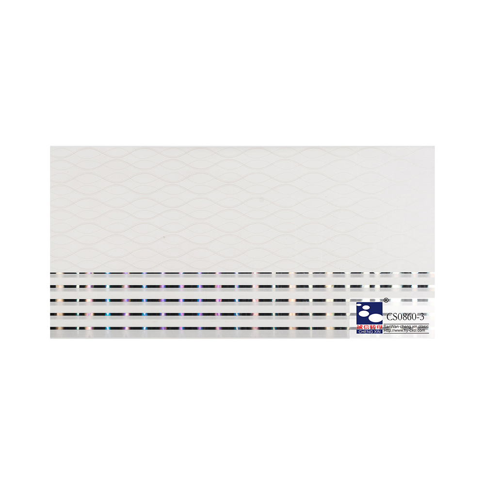 Populär design varmstansningsfolie Trärullar Lamineringsfilm för PVC-tak CS0860-3