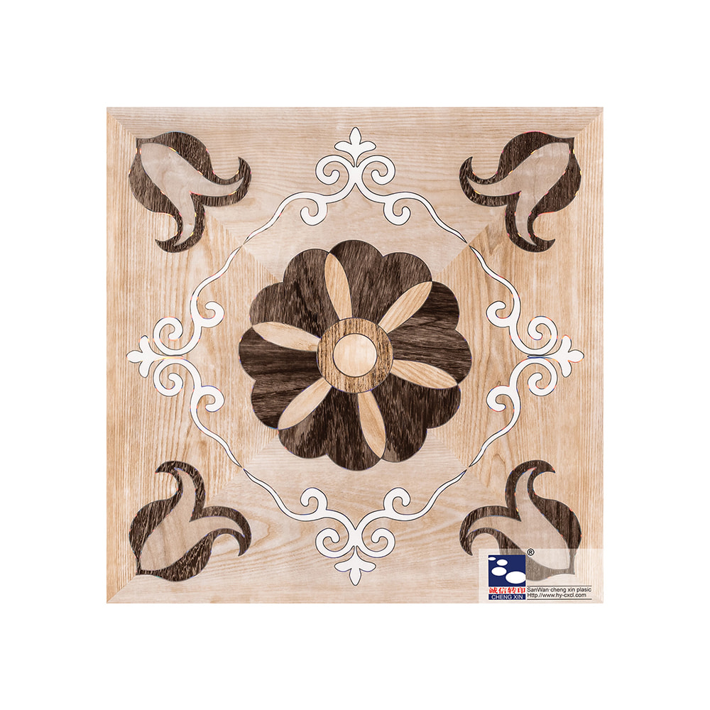 Enkel laser och blomma varmstansningsfolieleverantörer för pvc panel CS844