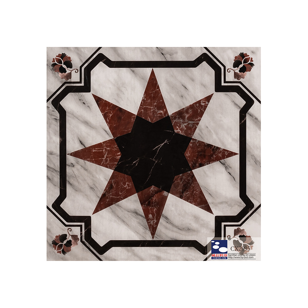 Hot Säljpris Marmor Populär Design Varmstämpelfolie För Pvc Väggpanel CX2095