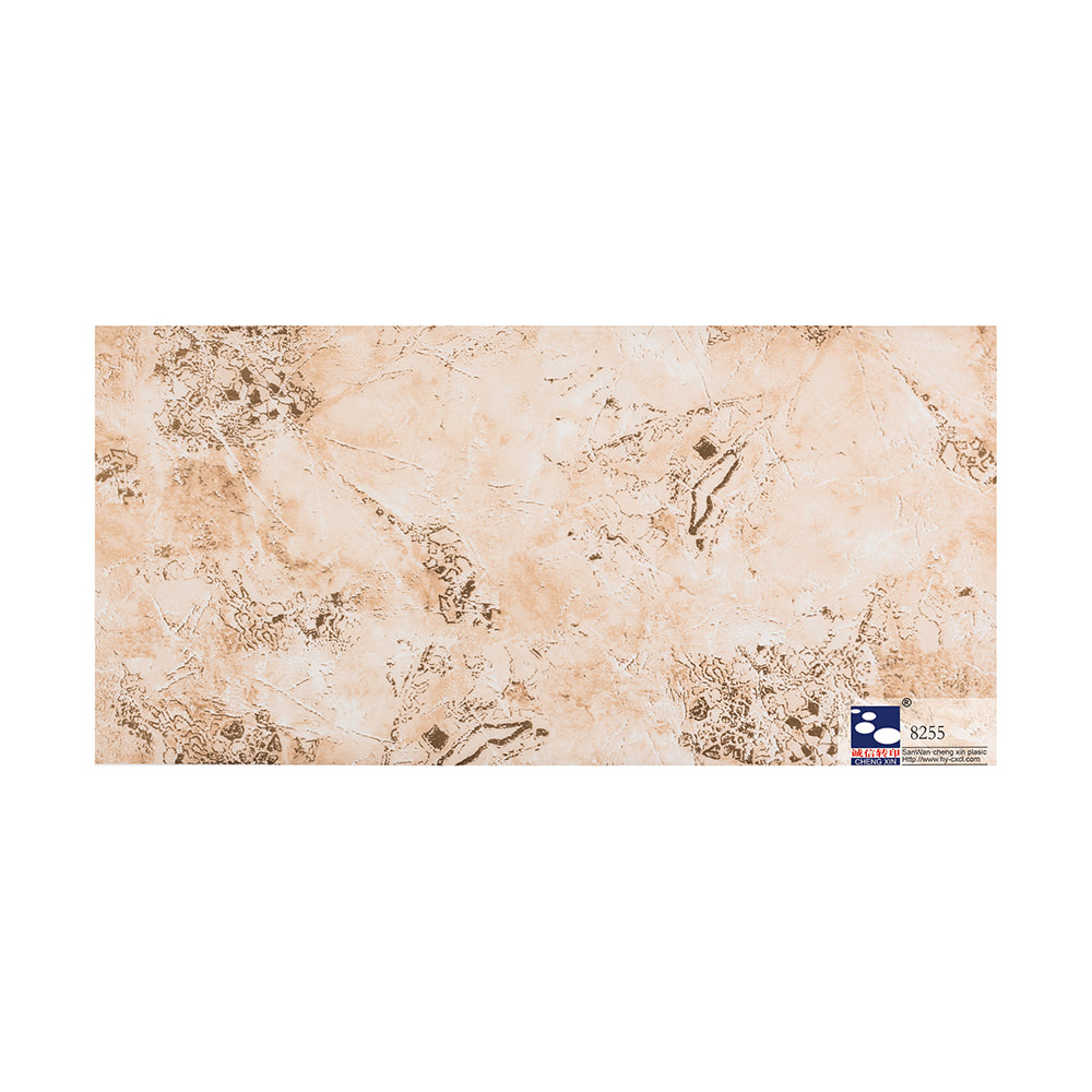 Hot Sale Dekorativ Billig Marmor Hot Präglingsfolie används för Pvc Panel 8255