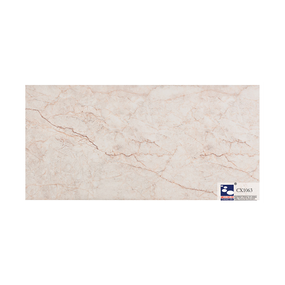 Hot Sale Dekorativa Billiga Marmor Hot Präglingsfolie används för Pvc Panel CX1063