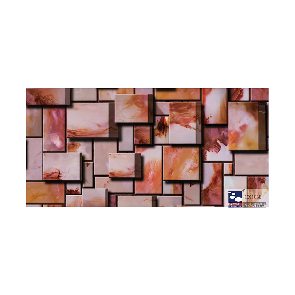 Populär paneldekoration marmor varmstansningsfolie för Pvc Wide Board CX1068