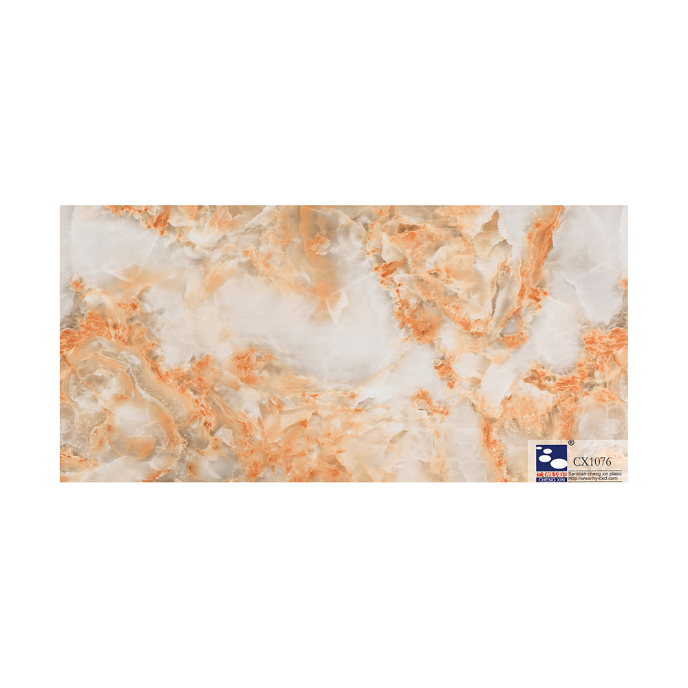Billigt PVC-material Marmor Varmstämpelfolie för Pvc-paneldekoration CX1076