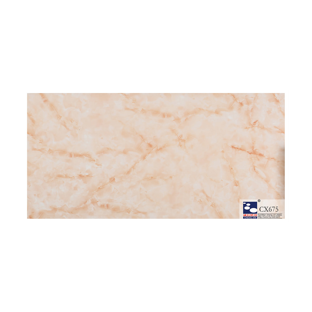 Populär paneldekoration marmor varmstansningsfolie för Pvc Wide Board CX675